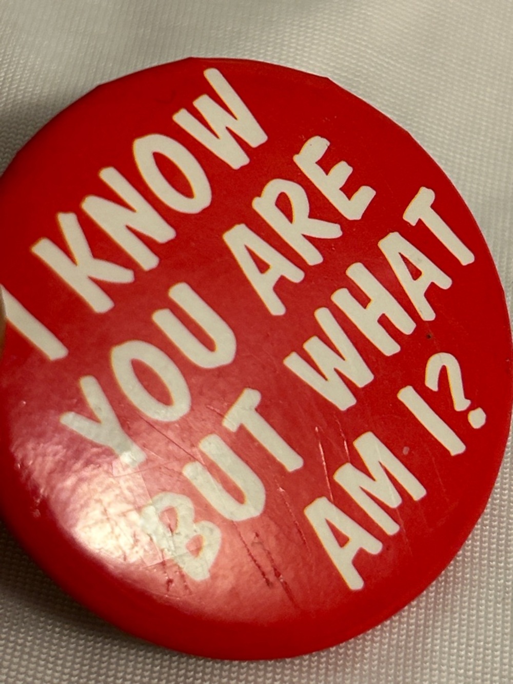 80s Pee Wee Herman bike movie postcard quote pin I know you are but what am I - Picture 8 of 16